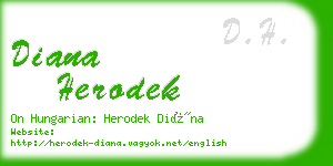 diana herodek business card